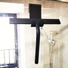 Silicone Squeegee for Bathroom and Kitchen, Window Cleaner with Storage Hook, Effective on Glass and Surfaces