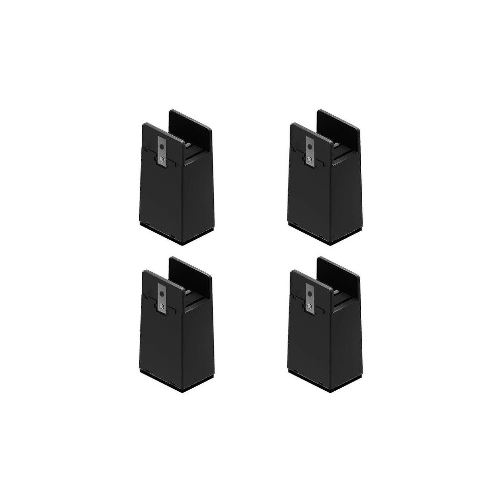 Adjustable Furniture Risers With Non-Slip Screw Clip, Heavy Duty Carbon Steel, Scratch Resistant, 5Cm 10Cm Set Of 4, Protects Hard Floors 6901508579705