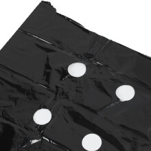 Perforierte Mulchfolie, schwarzes PE-Material 0,95 x 10 m, effektive Unkrautbarriere für gesünderes Pflanzenwachstum, Gewächshausabdeckung