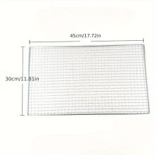 Rejilla para parrilla para una cocción uniforme, acero inoxidable duradero, resistente al calor, accesorio para barbacoa al aire libre.