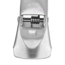 Stainless Steel Anti-Scald Clip with Wide Handle and Secure Grip, Leverage Design for Safely Moving Hot Cookware