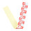 3Pcs PVC Water Level Measuring Sticker Red Reflective Self Adhesive 2