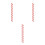 3Pcs PVC Water Level Measuring Sticker Red Reflective Self Adhesive 8