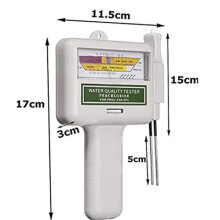 Medidor de pH y cloro con pantalla grande para agua de piscinas, probador digital que muestra el rango seguro (7.2-7.8 pH, 1.2-1.7 ppm CL).