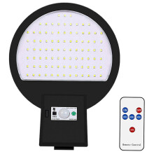 Op zonne-energie werkende beveiligingslamp met PIR-bewegingssensor voor automatische verlichting, 120 brede lichtbundel voor oprit, 6 uur laadtijd