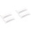 4Pcs Glasses Case White Slim Sunglasses Storage Box Protective 4