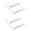 4Pcs Glasses Case White Slim Sunglasses Storage Box Protective 5