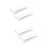4Pcs Glasses Case White Slim Sunglasses Storage Box Protective 7