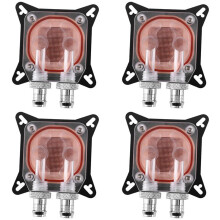 4X Gpu Water Block Cooling Double Channel of Copper Column Video Image Card Water Cooler Radiator 0.4Mm for W40