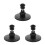 3Pièces Support Mural Caméra ABS Noir, Fixation Magnétique Extérieur 5