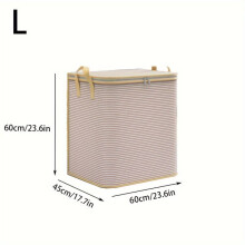 Fabric Storage Box with Handles, Spacious Dust-Proof Design for Wardrobe Bedroom, Space Saving Home Organiser Box for Clothes