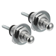 Guitar Strap Locks and Buttons Set Secure Locking Mechanism Anti Slip for Electric Acoustic Bass