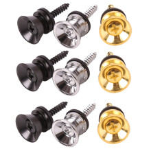 Guitar and Bass Strap Locks 9pcs Secure Snap Lock System NoDrill Durable AntiSlip Design