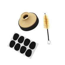 Alto Saxophone Kit with Mute Pad and Mouthpiece Brush, Noise Reduction Beginner Accessories
