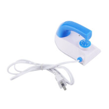 Compact Travel Steam Iron with Dual Voltage 220V/110V Precise Temperature Control - Portable Mini Iron for Shirts, Collars and Delicate Fabrics