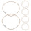 50Pcs Versatile Beige Rubber Rings for Microphone Shock Mount Holder 3