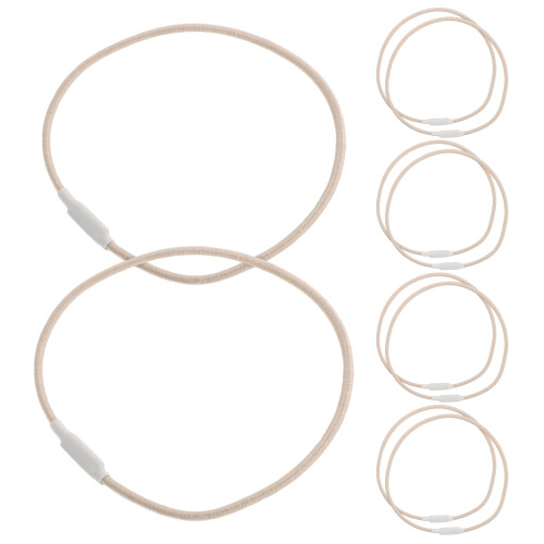 50Pcs Versatile Beige Rubber Rings for Microphone Shock Mount Holder 2