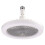 Ventilatore A Soffitto Intelligente Con Luci LED Colorate E Telecomando - Diametro 52 Cm, 3 Velocità, Regolabile, E27