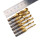 6pcs Stubby Drill Bits Precision Titanium Coated Drill Set 8