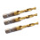 6pcs Stubby Drill Bits Precision Titanium Coated Drill Set 11