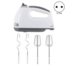 Mixer de mão com hastes de aço inoxidável, motor de cobre, mixer elétrico portátil de 7 velocidades 180W para confeitaria, massa e ovos