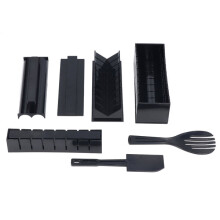 Sushi Making Kit, Complete 11-Piece Set with Scraper Squeeze Caps, Food-Safe Plastic Tools for Home DIY Sushi
