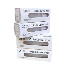 Protections de sonde de thermomètre compatibles avec Braun Thermoscan 7, étanches, lot de 200, transparentes et hygiéniques