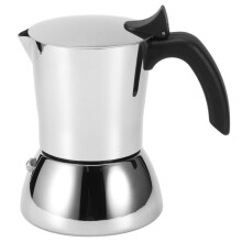 Coffee Pot 304 Stainless Steel with Silicone Gasket and Anti-Scald Handle, High Temperature Resistant for All Stovetops