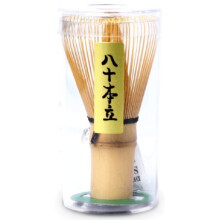 Utensilio japonés para remover el té, Chasen de bambú con un diámetro de batidor de 6 cm y una altura de 11 cm.