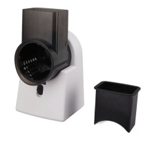 Electric Chopper with 4 Blades, Automatic Uniform Slicing and Shredding, Built-in Rechargeable Battery for Household Kitchen Use
