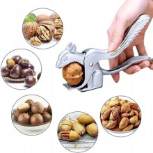 Nut Sheller with 4.5cm Opening Non-Slip Base, Handheld Cracker for Hard Shell Nuts, Stable Tabletop Design