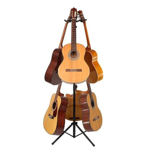 Guitar Stand Foldable Adjustable Floor Rack with Soft Padding and Stable Structure for Home or Studio