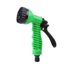 Pistola pulverizadora de agua ajustable, de plástico ABS, 18,5 cm, para riego de jardines y lavado de coches.