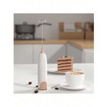 Electric Milk Frother with ABS Material and Powered by 2 AA Batteries for Frothing Milk at Home