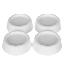 Almohadillas antivibración compatibles con lavadora y frigorífico, reducen el ruido, protegen el suelo de arañazos, juego de 4