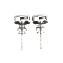 2Pcs Guitar Strap Locks Button Locks Secure Quick Release AntiRust Metal for Electric Guitar