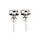 2Pcs Guitar Strap Locks Button Locks Secure Quick Release AntiRust Metal for Electric Guitar 1
