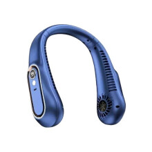 Neck Fan with Digital Display, 5 Speed Adjustable for Quiet Office Use, USB-C Portable and Lightweight for All-Day Wear