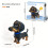 1930pcs Particle Building Block Set, Barty Dog Model Micro Particle Building Block Assembly Toy, Classic Building Blocks, 1