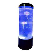 Jellyfish Lamp with Soothing Floating Effect, 7 Auto-Changing Colours, for Bedroom or Living Room Mood Lighting, USB/Battery Operated