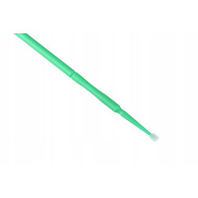 Disposable Micro Tweezers Green M-100 Pack, Fiber-Free for Eyelash Glue Removal and Application