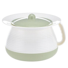 Copo Sanitário Portátil para Cuidados de Adultos, Plástico Verde com Material Espessado, Resistente e Durável para Uso em Casa ou Hospital