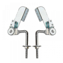 Sofa Headrest Hinge for Recliner Adjustment, 90 to 195 Degree Angle, 2 Pcs Iron Hardware with High Load Capacity