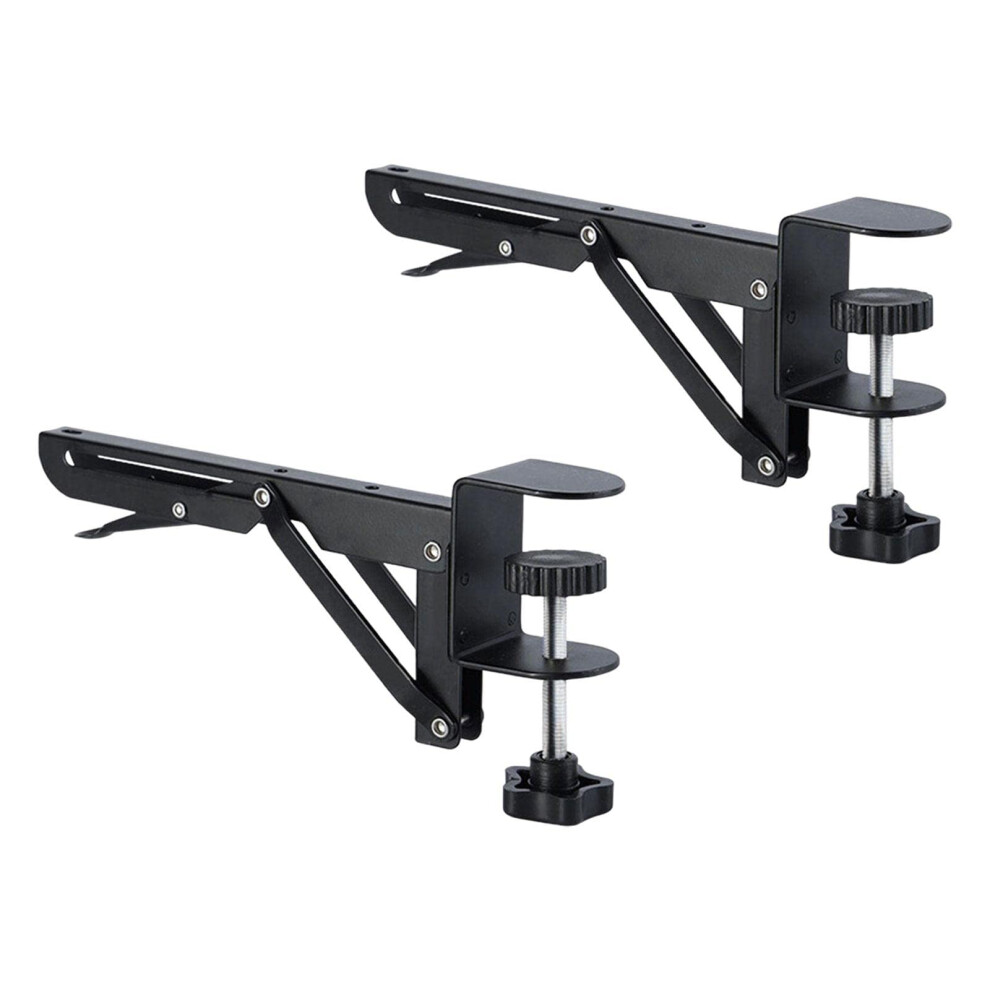 Under Desk Keyboard Tray Clamp, Ergonomic Mouse And Keyboard Support, Nodrill Heavyduty Steel Design, Black 9169991338378