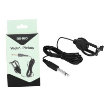 Professional Acoustic Violin Pickup with 2.8m Cable, Natural Tone, Low Feedback, Easy Noninvasive Setup