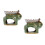 2Pcs Home Ceramic Incense Holder Therapy Burner 5