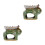2Pcs Home Ceramic Incense Holder Therapy Burner 8
