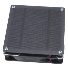 Silent Solar Exhaust Fan with Adjustable Angle, 3W 6V Low Power Consumption for Ventilation