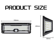 Solar Security Light with 2400mAh Battery and 3 Modes, IP65 Waterproof Motion Sensor for Wall Garden