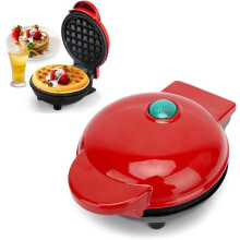 Gaufrier rond, appareil à mini-crêpes et biscuits pour usage domestique